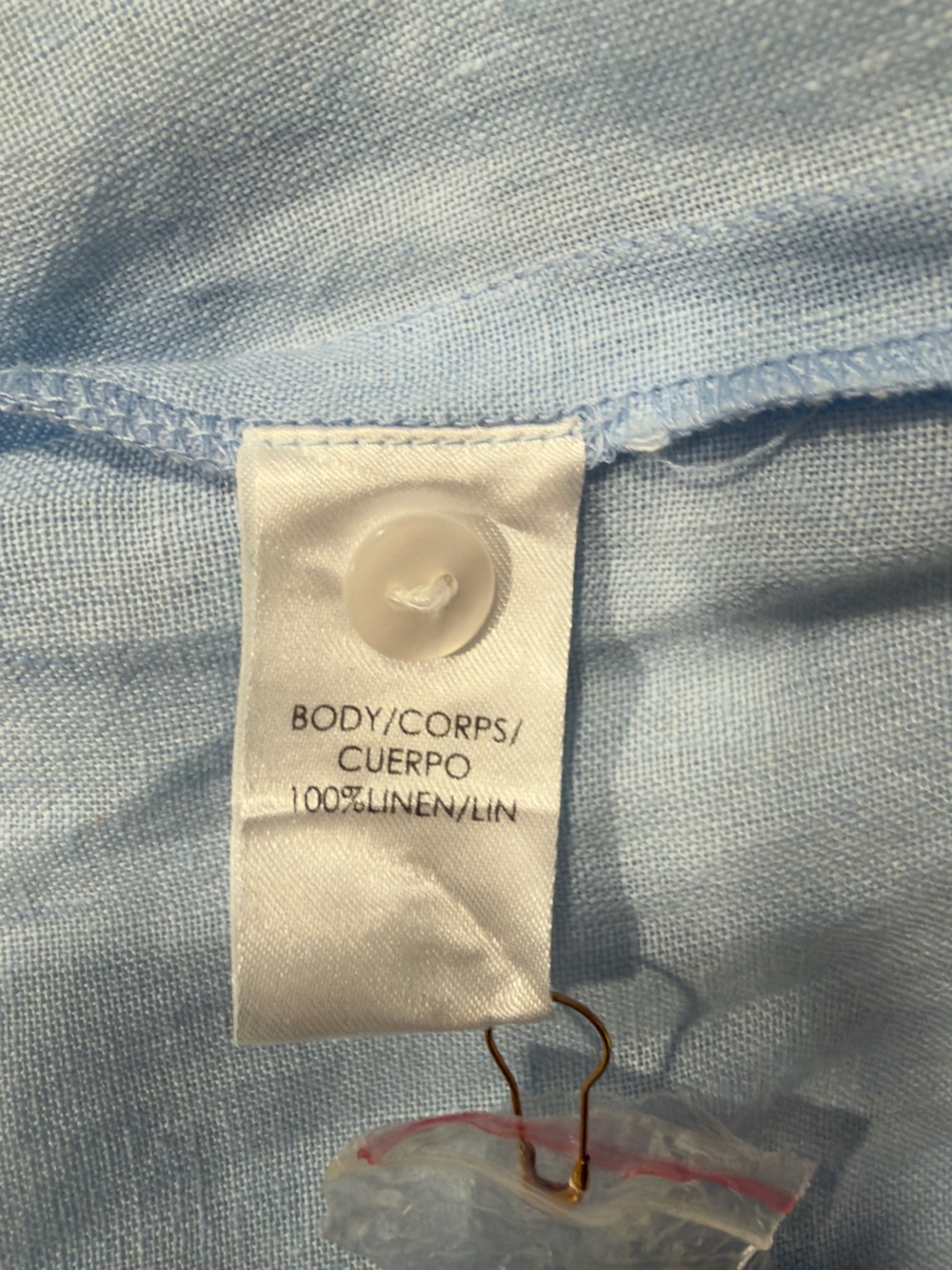 Light Blue Embroidered Maxi Dress with Tie Waist - Picture 9 of 13